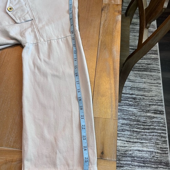 Cream Button-Up Jacket made and purchased in Italy. L/XL - Picture 10 of 10